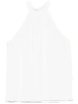 Patrizia Pepe топ с вырезом халтер, белый