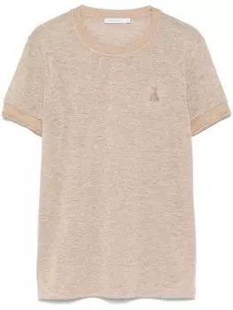 Patrizia Pepe трикотажная футболка, коричневый