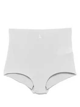 Patrizia Pepe трусы-брифы с завышенной талией, серый