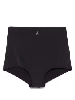 Patrizia Pepe трусы-брифы с завышенной талией, черный