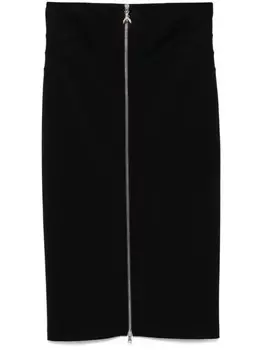 Patrizia Pepe юбка мини с вытачками, черный