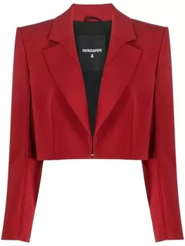 Patrizia Pepe укороченный однобортный пиджак Essential, красный