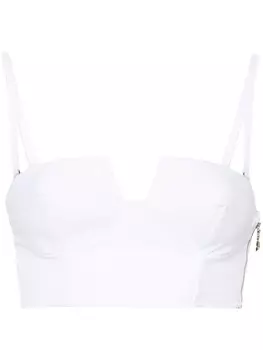 Patrizia Pepe укороченный топ, белый