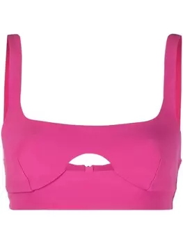 Patrizia Pepe укороченный топ без рукавов, розовый