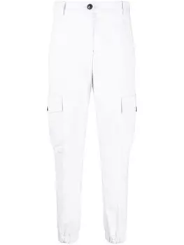 Patrizia Pepe зауженные брюки карго, фиолетовый