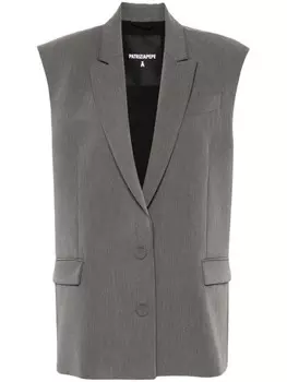 Patrizia Pepe жилет Essential, серый