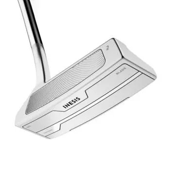 Паттер для гольфа Toe Hand Blade Putter LH для игроков с большим радиусом замаха INESIS