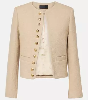 Патти куртка из хлопковой смеси Nili Lotan, хаки