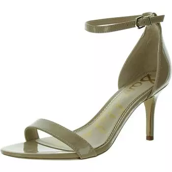 Patti женские туфли на каблуках с ремешком на щиколотке Sam Edelman, цвет beige patent