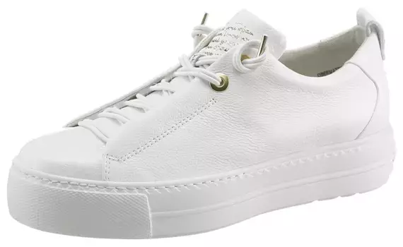 Paul Green Slip-On Sneaker, кроссовки на платформе, тапочки, повседневная обувь с эластичной шнуровкой, белый