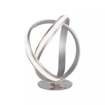 Paul Neuhaus Светодиодная настольная лампа Melinda, серебро, круглая