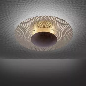 Paul Neuhaus Светодиодный потолочный светильник Nevis из железа цвета ржавчины 450 мм, мультиколор