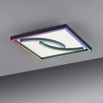 Paul Neuhaus Светодиодный потолочный светильник Serpent в черном цвете 15 Вт 1800 лм, черный