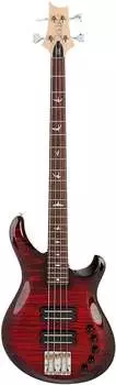 Paul Reed Smith Grainger 4-String Bass Custom Color Fire Red Wrap с жестким футляром PRS