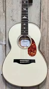 Paul Reed Smith P-20E Antique White Limited Edition Parlor Acoustic/Electric с сумкой для переноски и дополнительными аксессуарами! PRS