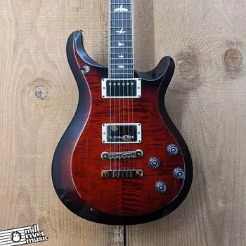 Paul Reed Smith PRS S2 McCarty 594 Электрогитара Fire Red Black Wrap w/Gigbag