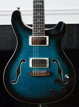 Paul Reed Smith PRS SE Hollowbody II Piezo Peacock Blue Burst Paul Reed Smith PRS SE II Piezo Peacock Burst