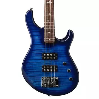 Paul Reed Smith PRS SE Kingfisher Bass Электрический бас Faded Blue Wrap Around Bur KRM4DE