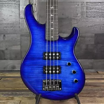Paul Reed Smith SE Kingfisher - выцветшая синяя обертка вокруг взрыва с сумкой для переноски SN: 0327 PRS Paul Reed Smith SE Kingfisher - with Gig Bag SN:0327