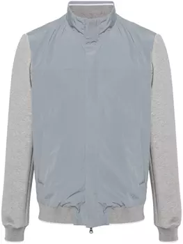 Paul & Shark бомбер со вставками, синий