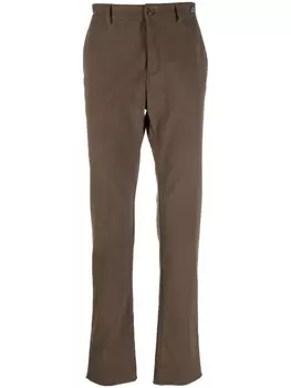 Paul & Shark брюки прямого кроя с карманами, коричневый