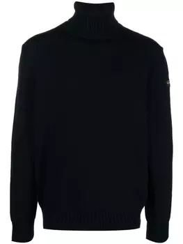 Paul & Shark джемпер с высоким воротником и нашивкой-логотипом, синий