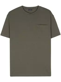 Paul & Shark футболка из хлопка с рельефным логотипом, зеленый