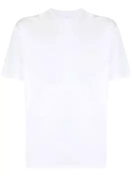 Paul & Shark футболка из хлопка с вышитым логотипом, белый