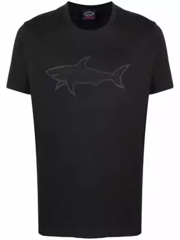Paul & Shark футболка с логотипом, черный