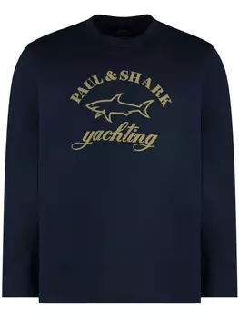Paul & Shark футболка с логотипом, синий