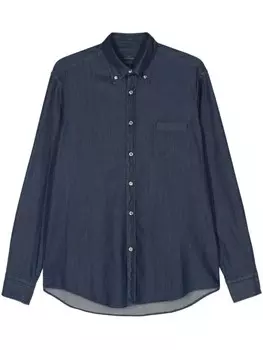 Paul & Shark хлопковая рубашка, синий