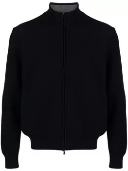 Paul & Shark кардиган из вирджинской шерсти с нашивкой-логотипом, синий