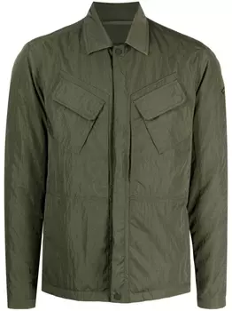 Paul & Shark куртка-рубашка с карманами, зеленый