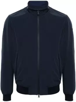 Paul & Shark куртка с нашивкой-логотипом, синий