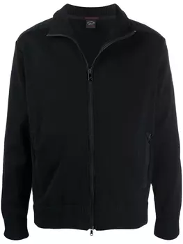 Paul & Shark куртка с вышитым логотипом, синий