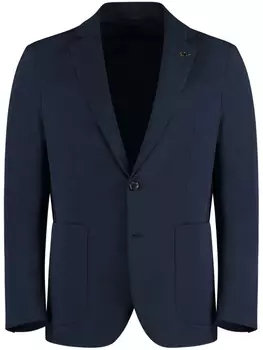 Paul & Shark однобортный пиджак, синий