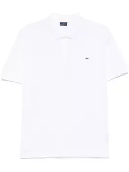 Paul & Shark рубашка поло с нашивкой-логотипом, белый