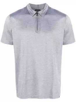 Paul & Shark рубашка поло с воротником на молнии, синий