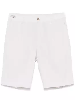 Paul & Shark шорты-бермуды из сирсакера, нейтральный