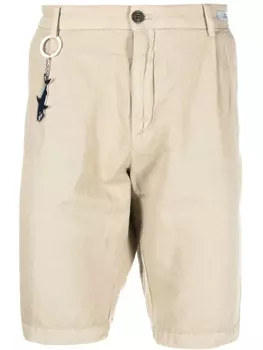 Paul & Shark шорты-бермуды прямого кроя, нейтральный цвет