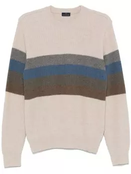 Paul & Shark свитер из вирджинской шерсти, нейтральный цвет