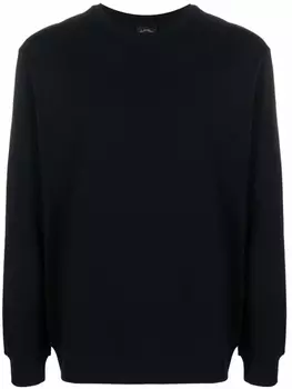 Paul & Shark толстовка с нашивкой-логотипом, черный