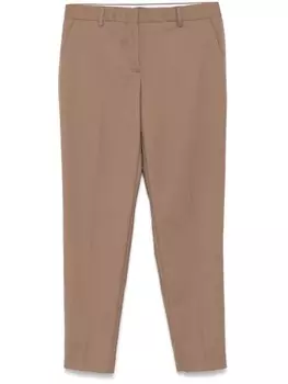 Paul Smith брюки строгого кроя, коричневый