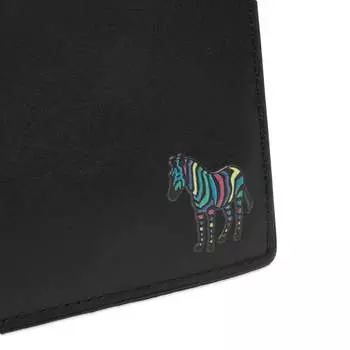 Paul Smith Двойной кошелек с зеброй, черный