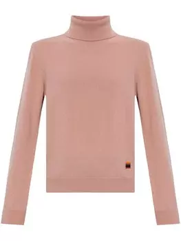 Paul Smith джемпер из кашемира с высоким воротом, розовый