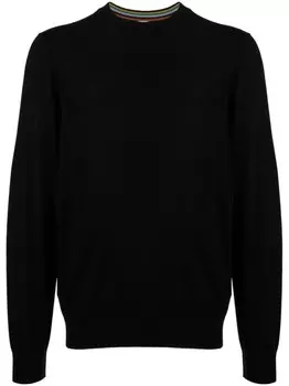 Paul Smith джемпер из шерсти мериноса, черный