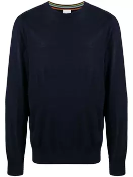 Paul Smith джемпер из шерсти мериноса, синий