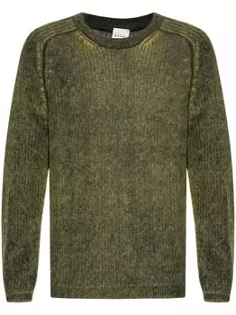 Paul Smith джемпер тонкой вязки, зеленый