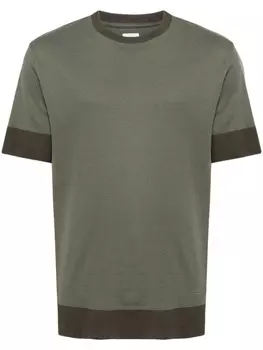 Paul Smith футболка из джерси с вышитым логотипом, зеленый