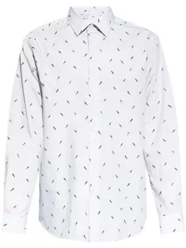 Paul Smith футболка из органического хлопка с графическим принтом, синий